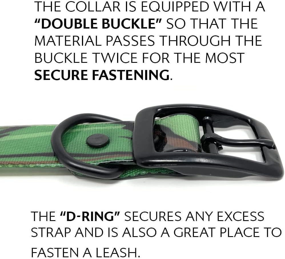 Regal Dog Products Waterproof Hunting Dog Collar –  With Heavy Duty Hardware
