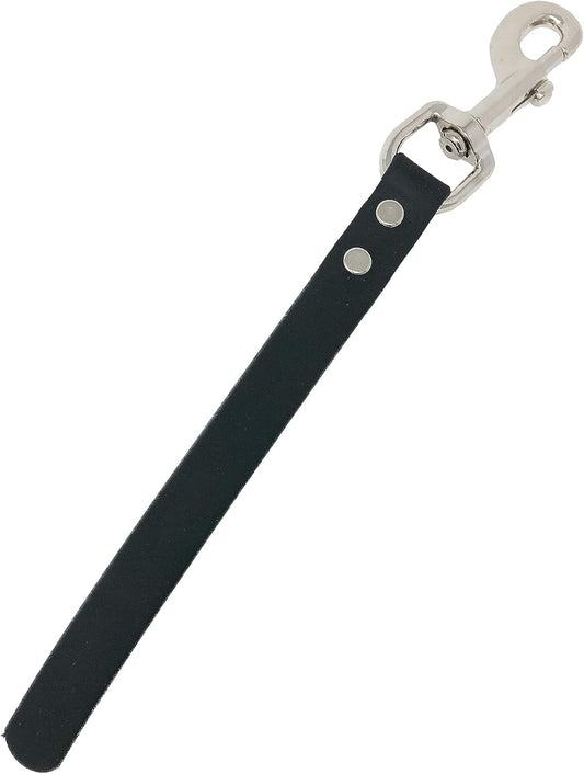 Regal Dog Products Short Dog Leash – 12" Biothane Training Tab Leash for Dogs, Waterproof Heavy Duty Traffic Lead for Small, Medium & Large Dogs