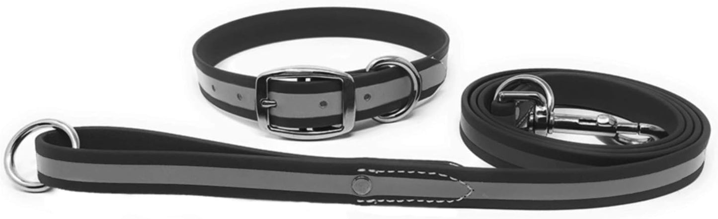 Regal Dog Products Heavy Duty Reflective Dog Collar for Small, Medium and Large Dogs