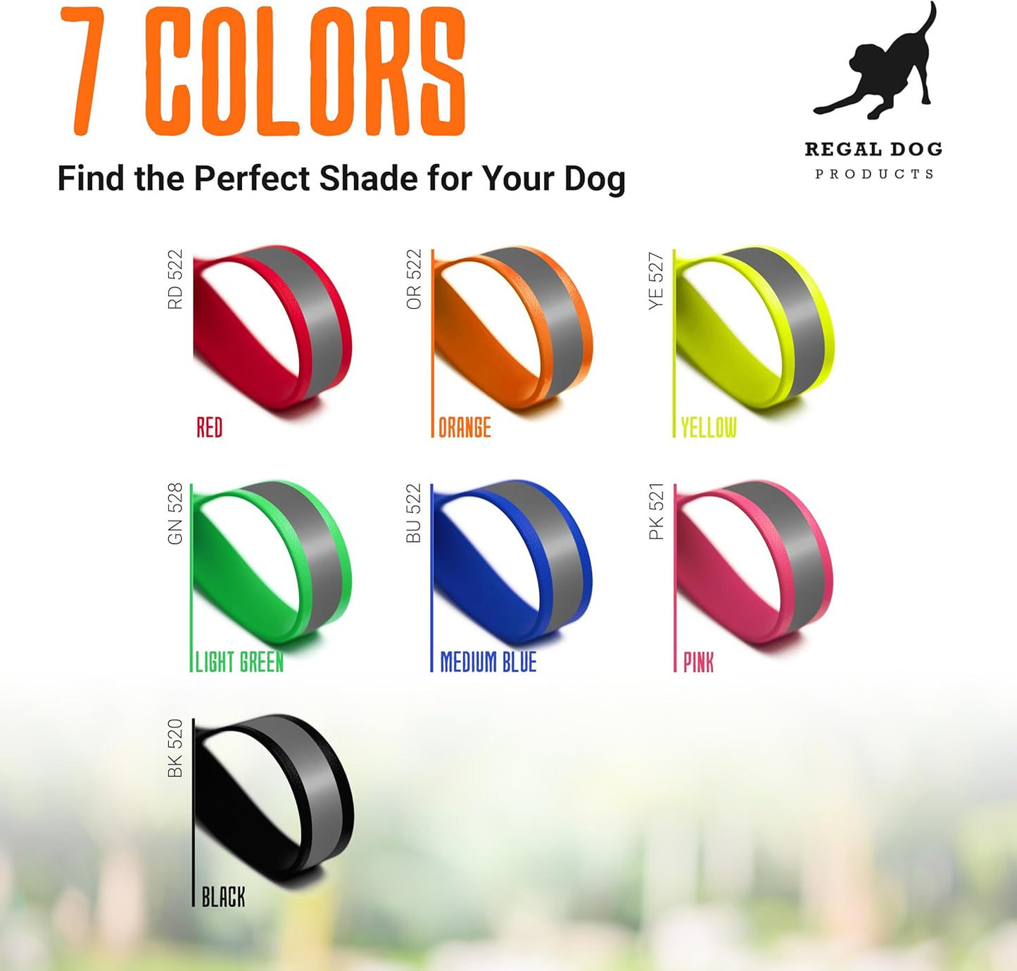 Regal Dog Products Biothane Beta 520 Reflective | Coated Webbing Beta Biothane Roll | Waterproof Biothane Strap | Super Heavy Duty