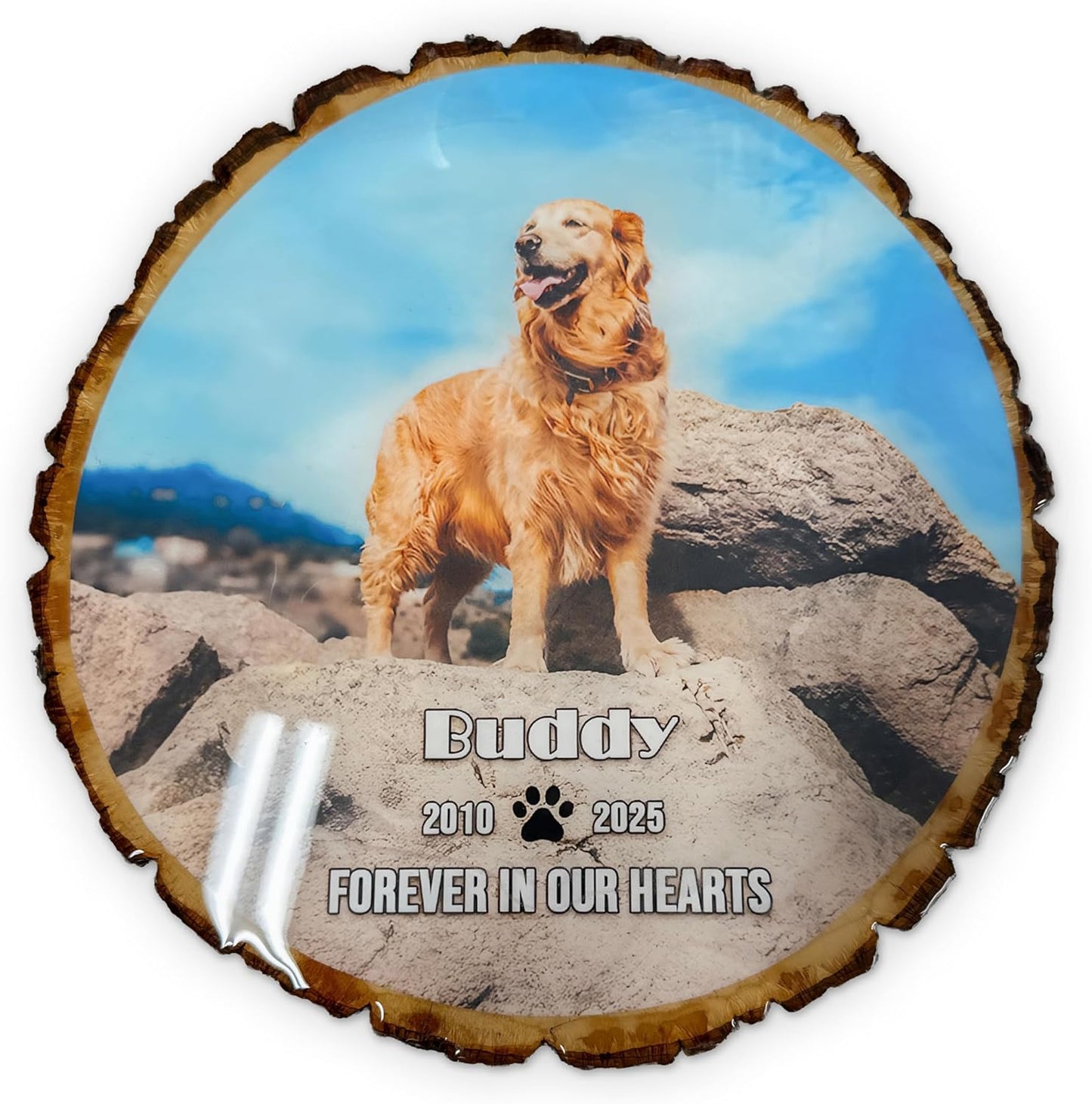 Regal Dog Products Personalized Pet Memorial Gifts for Dogs – Custom Photo Frame with Name & Dates – Thoughtful Dog Memorial, Loss of Dog Sympathy Gift, Remembrance Keepsake