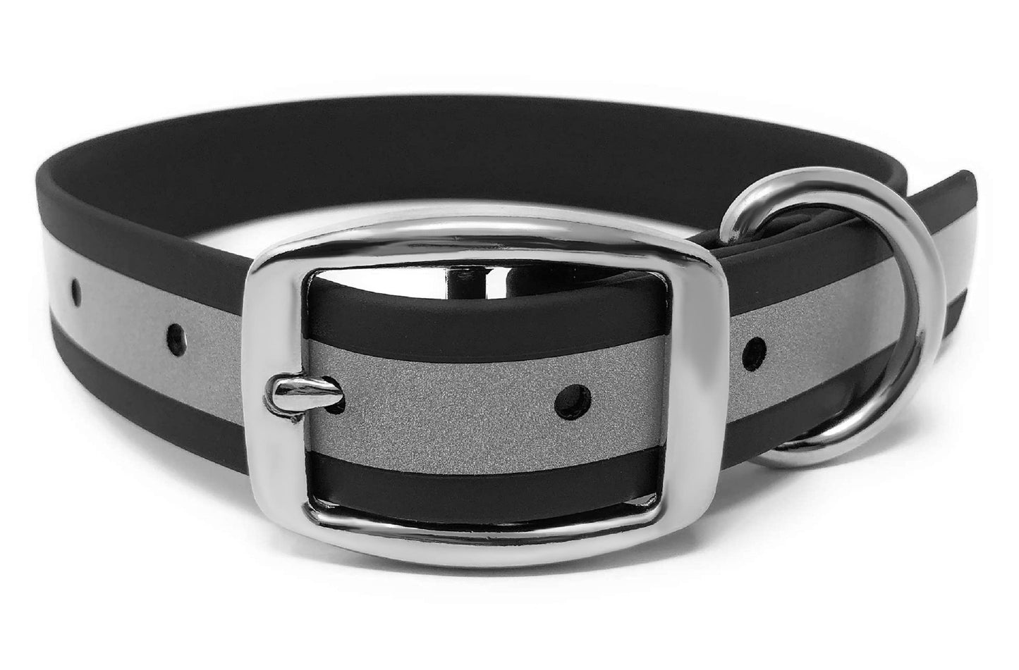 Regal Dog Products Heavy Duty Reflective Dog Collar for Small, Medium and Large Dogs