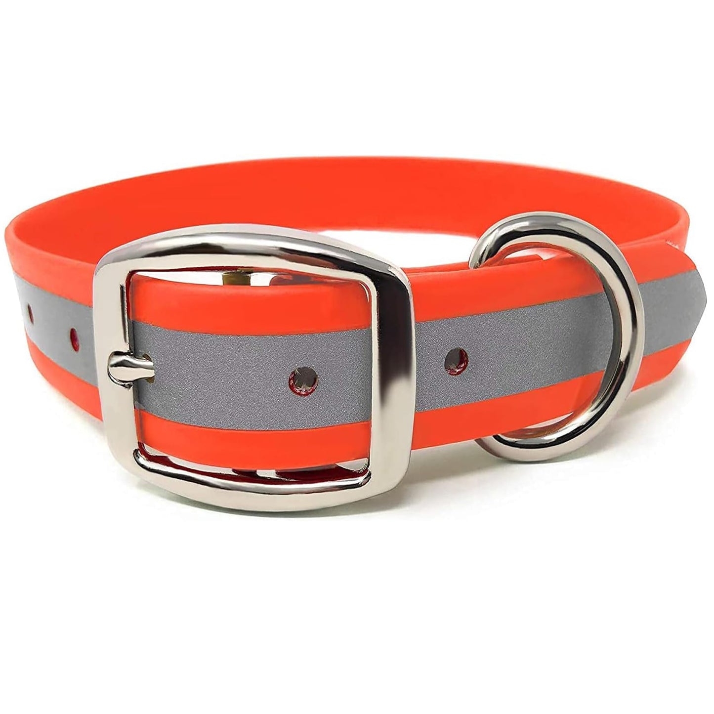 Regal Dog Products Heavy Duty Reflective Dog Collar for Small, Medium and Large Dogs