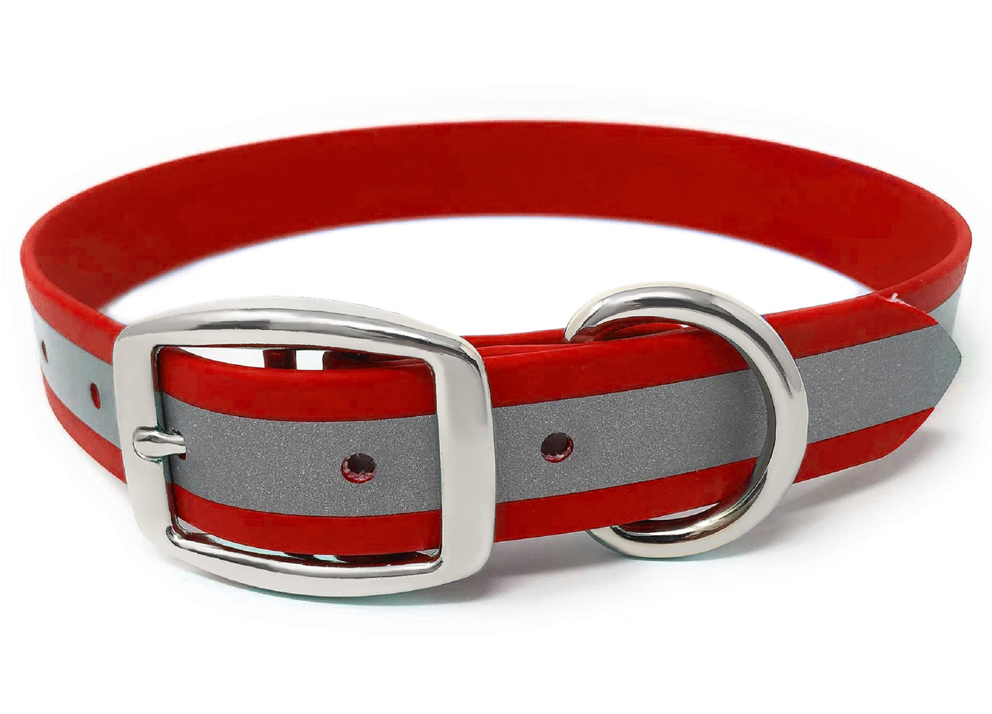 Regal Dog Products Heavy Duty Reflective Dog Collar for Small, Medium and Large Dogs