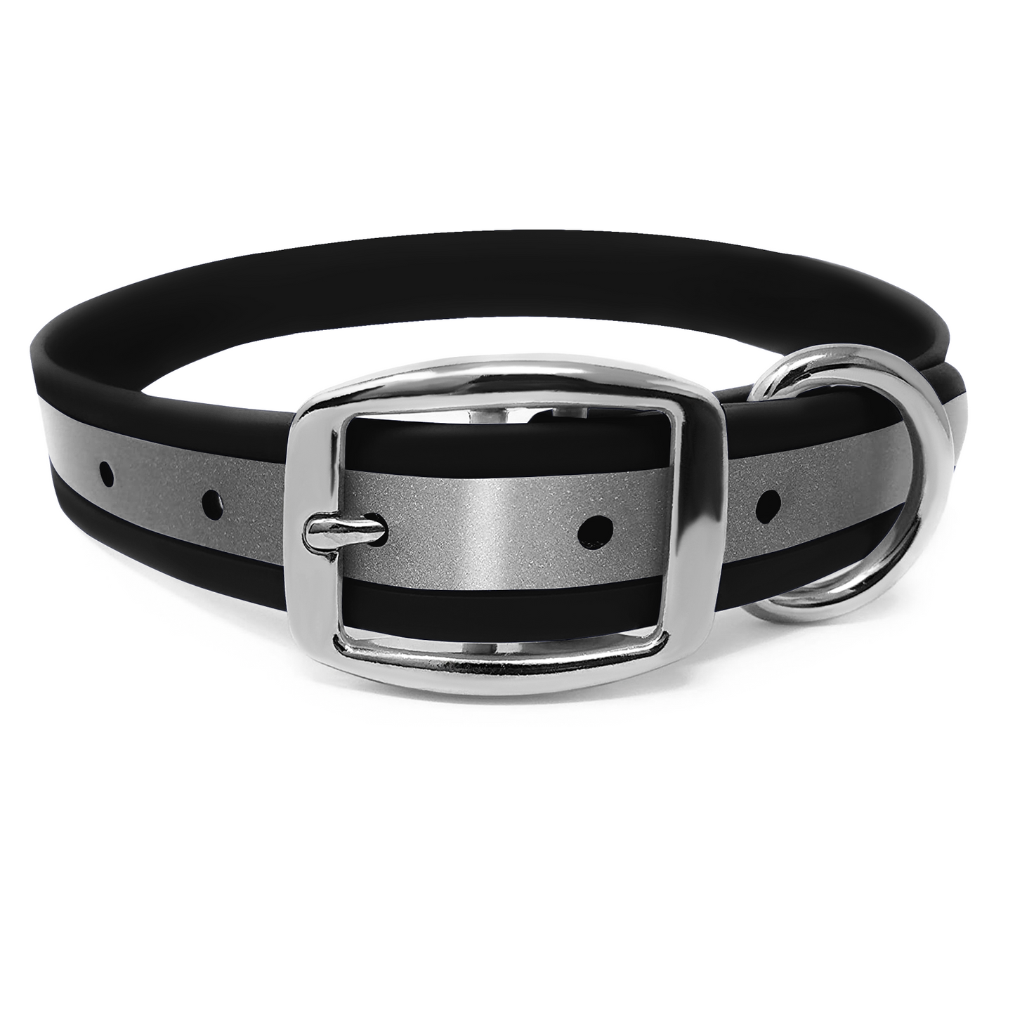 Regal Dog Products Heavy Duty Reflective Dog Collar for Small, Medium and Large Dogs