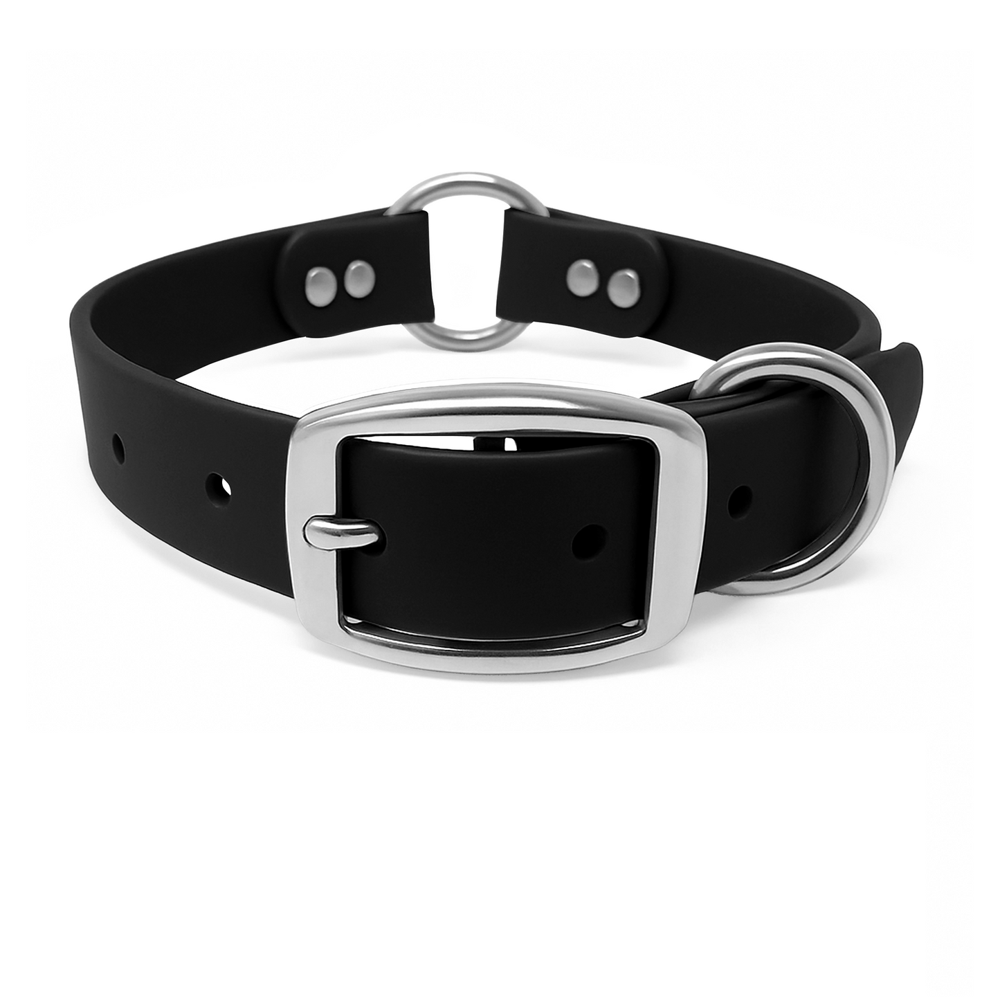 Regal Dog Products Waterproof Dog Collar with Heavy Duty Center Ring