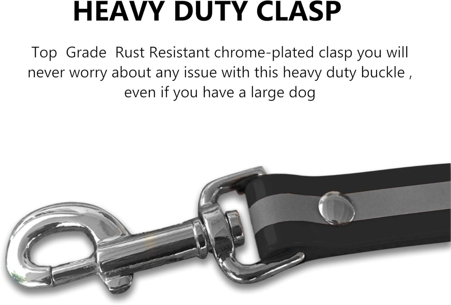 Regal Dog Products Reflective Leash – 5 ft. Dog Leash with Easy to Use Collar Hook